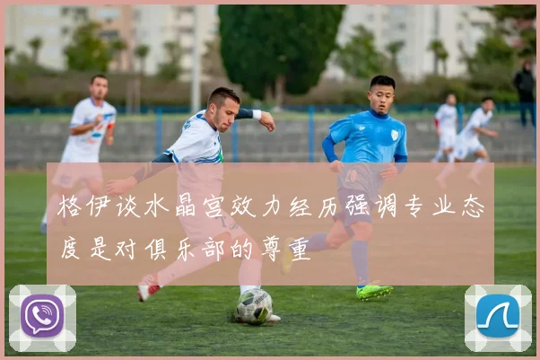 格伊谈水晶宫效力经历强调专业态度是对俱乐部的尊重